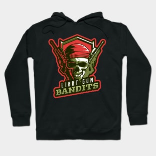 CrossGun Skull - Light Gun Bandits Gamer Hoodie